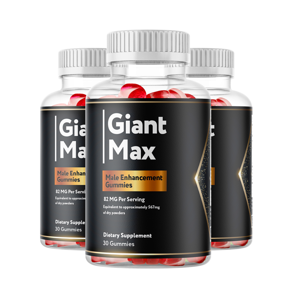 GiantMax® male vitality supplement — 3 bottle pack