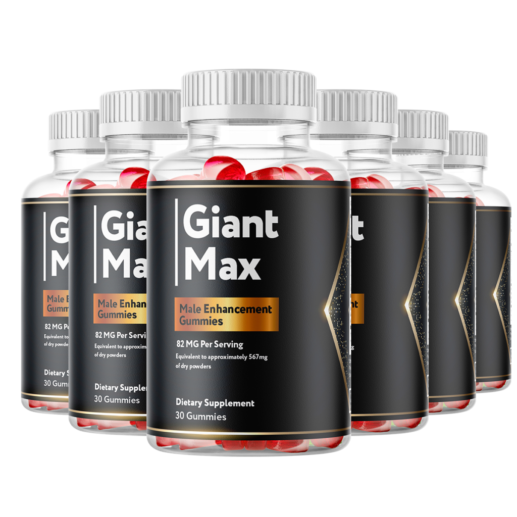 GiantMax® 6 bottle pack — 180-day male vitality supply